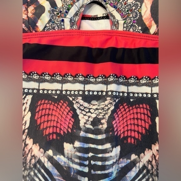 Boho Print One Piece Swimsuit - Picture 5 of 6